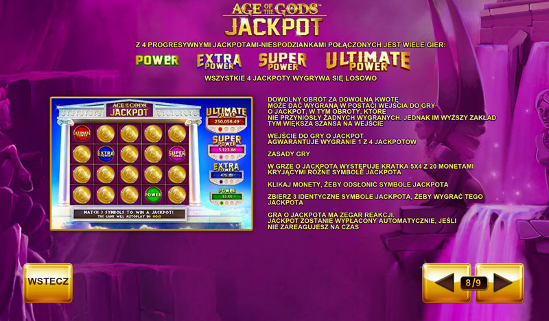 Jackpot info