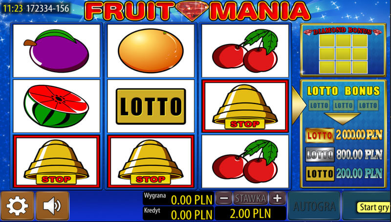 Fruit Mania Lotto